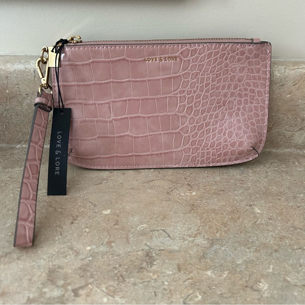 Love & Lore Pink Wristlet